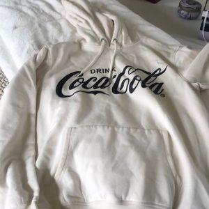 Worn once, cream hoodie